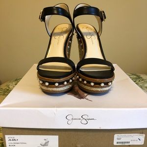 Jessica Simpson Size 8 Wedges with box